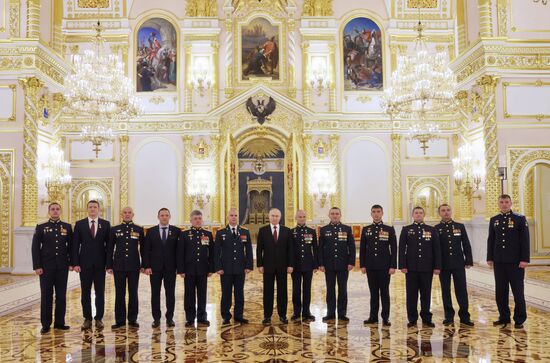 Russia Putin Gold Star Medals Awarding