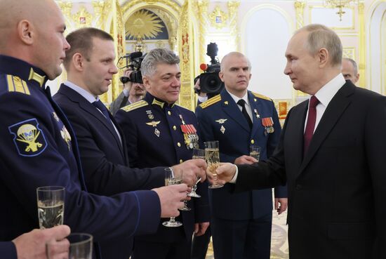 Russia Putin Gold Star Medals Awarding