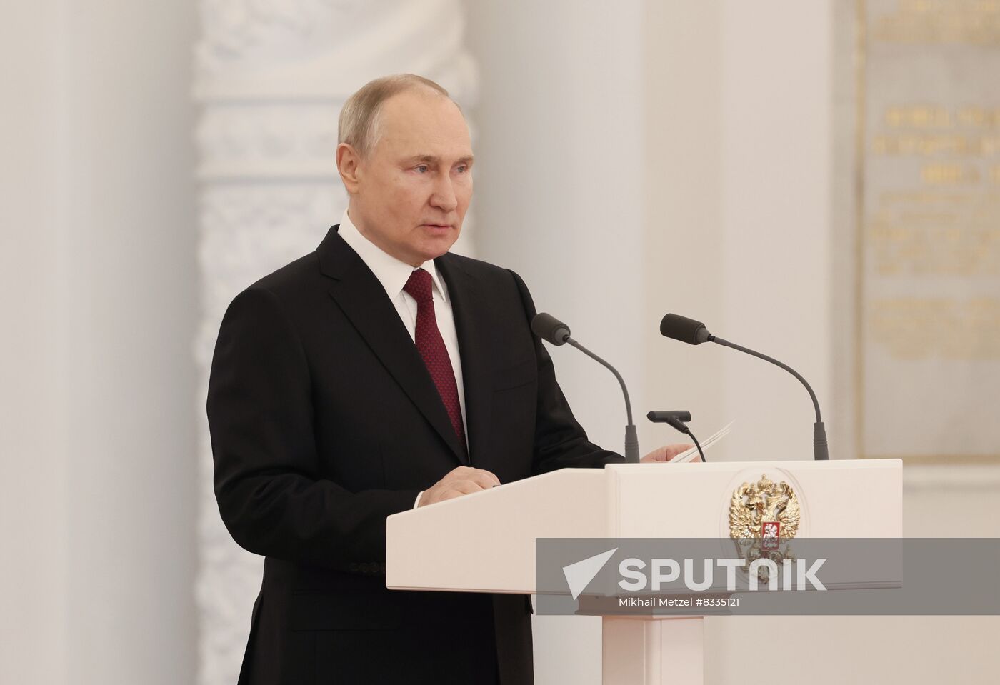 Russia Putin Gold Star Medals Awarding