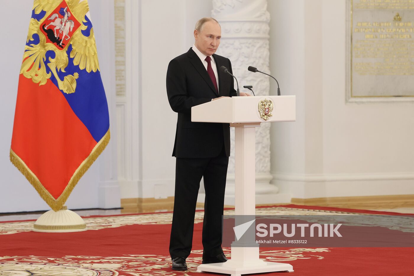 Russia Putin Gold Star Medals Awarding