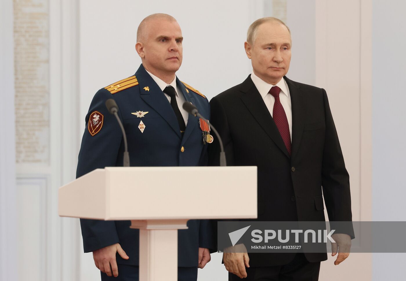 Russia Putin Gold Star Medals Awarding