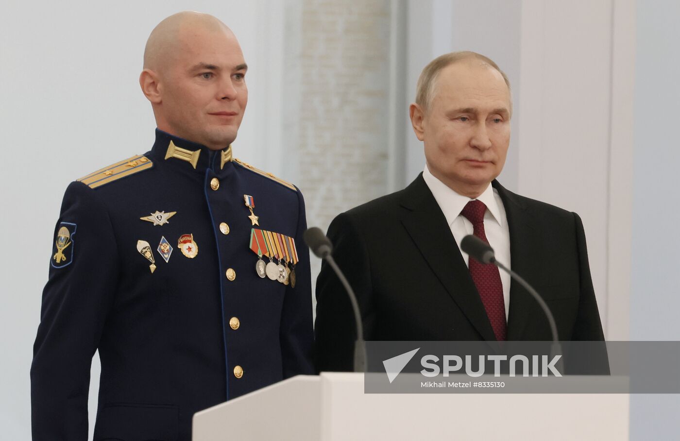 Russia Putin Gold Star Medals Awarding