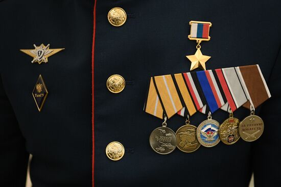 Russia Putin Gold Star Medals Awarding
