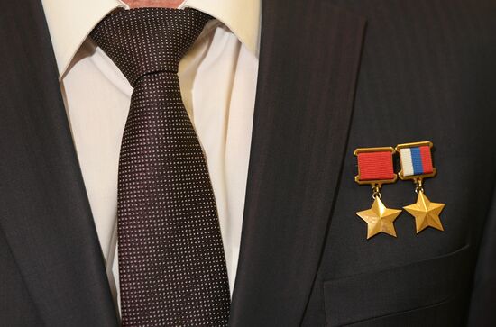 Russia Putin Gold Star Medals Awarding