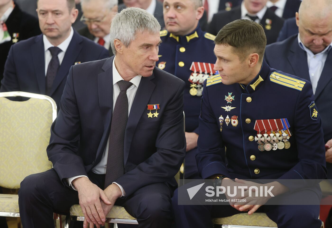 Russia Putin Gold Star Medals Awarding