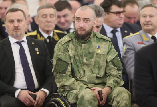 Russia Putin Gold Star Medals Awarding
