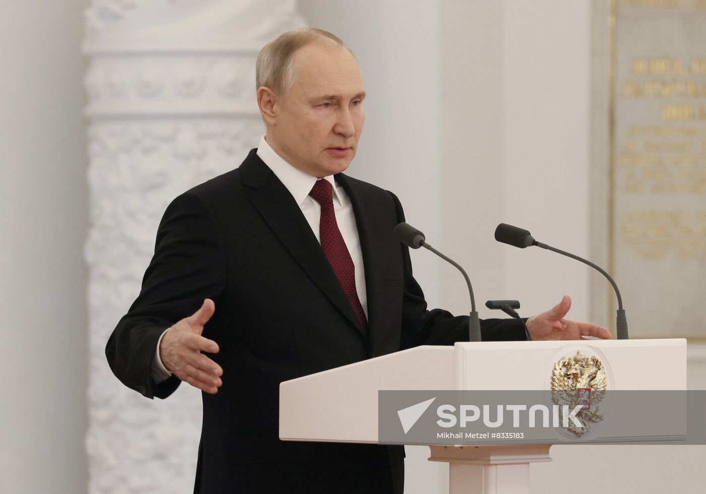 Russia Putin Gold Star Medals Awarding