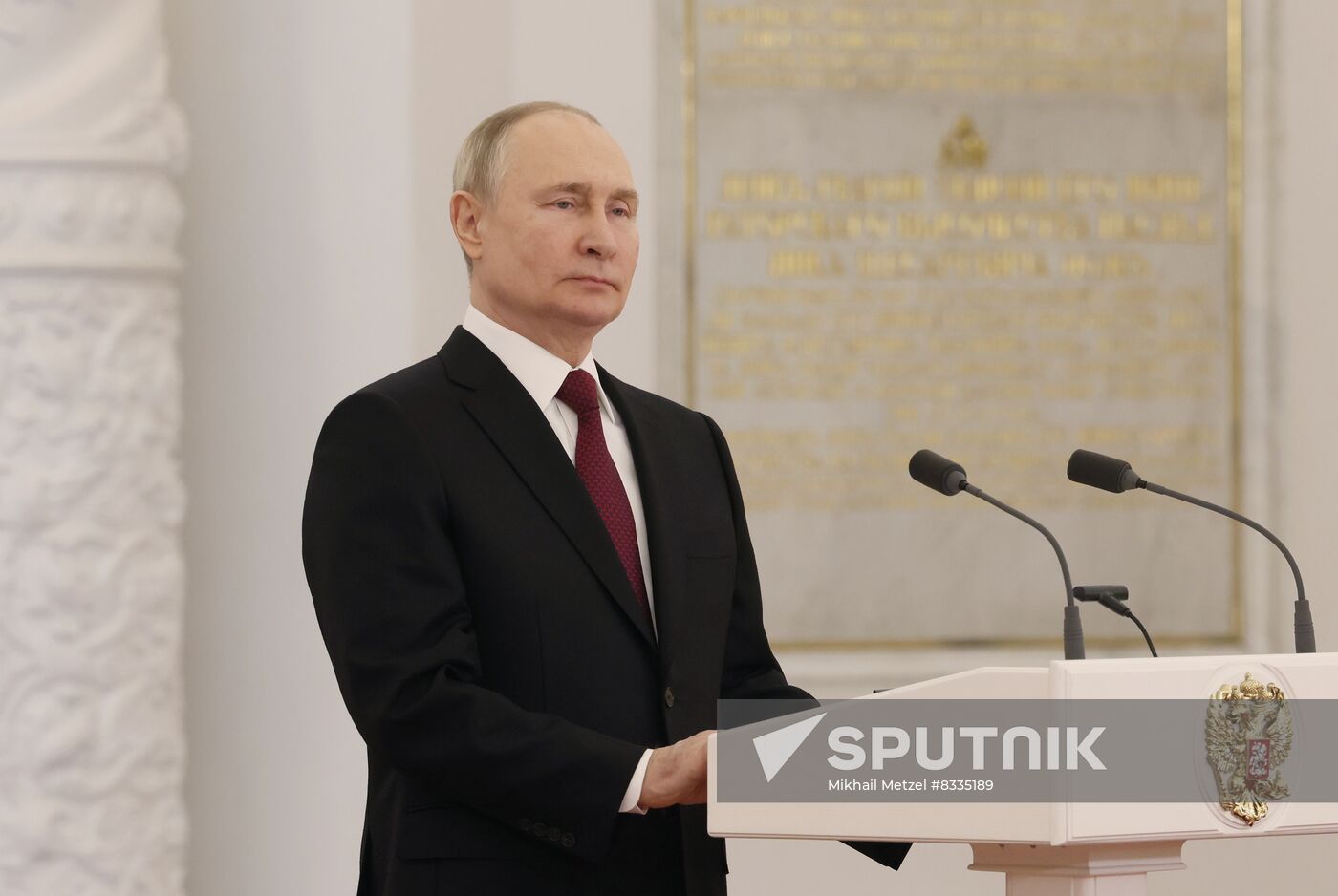 Russia Putin Gold Star Medals Awarding