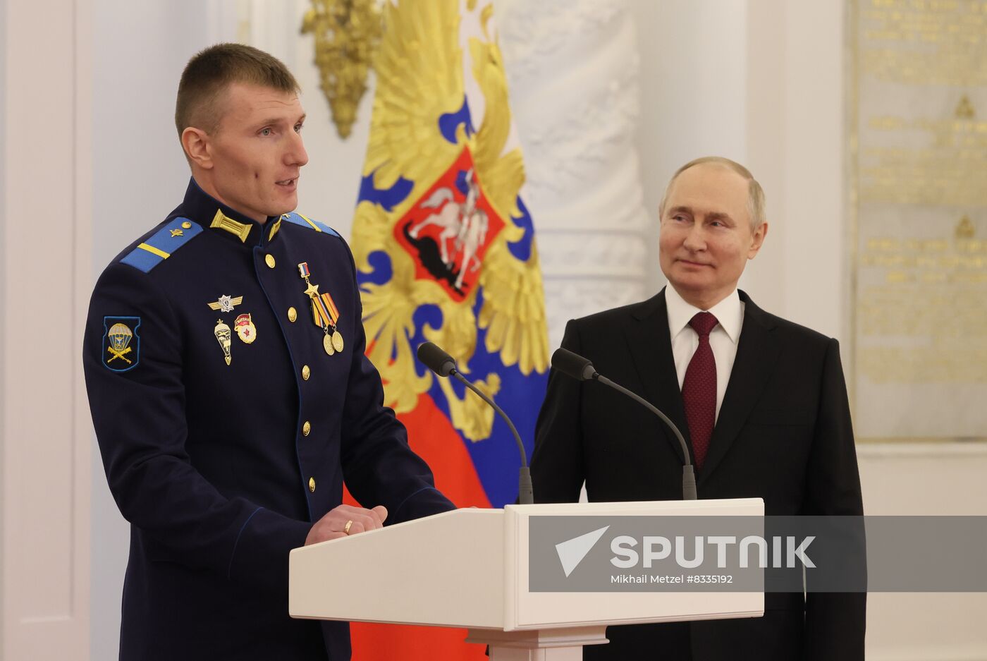 Russia Putin Gold Star Medals Awarding