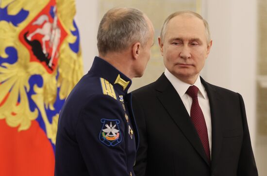 Russia Putin Gold Star Medals Awarding