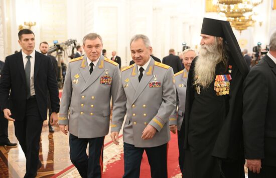 Russia Putin Gold Star Medals Awarding