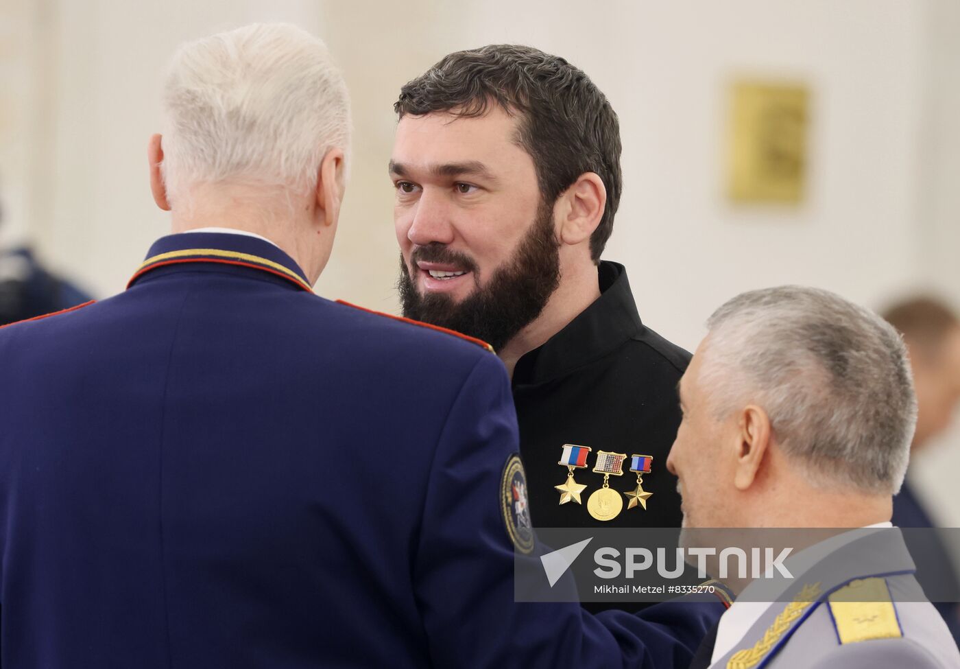 Russia Putin Gold Star Medals Awarding