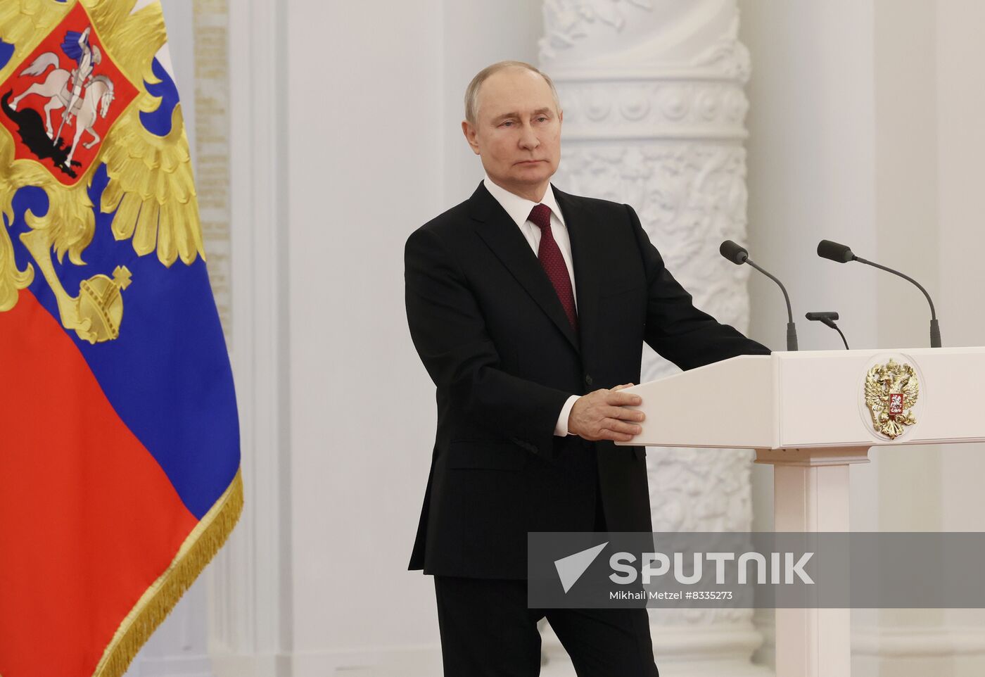 Russia Putin Gold Star Medals Awarding
