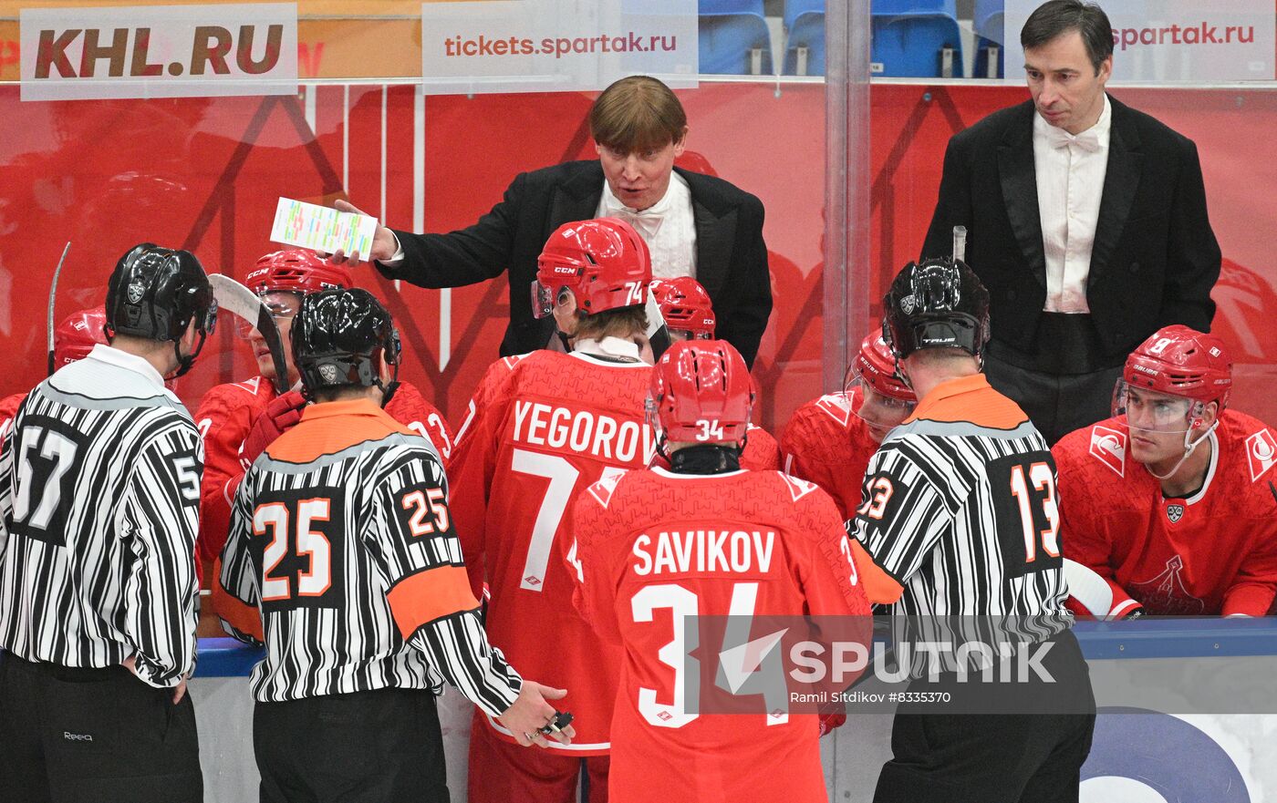 Russia Ice Hockey Kontinental League Spartak - Dynamo