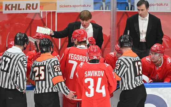 Russia Ice Hockey Kontinental League Spartak - Dynamo