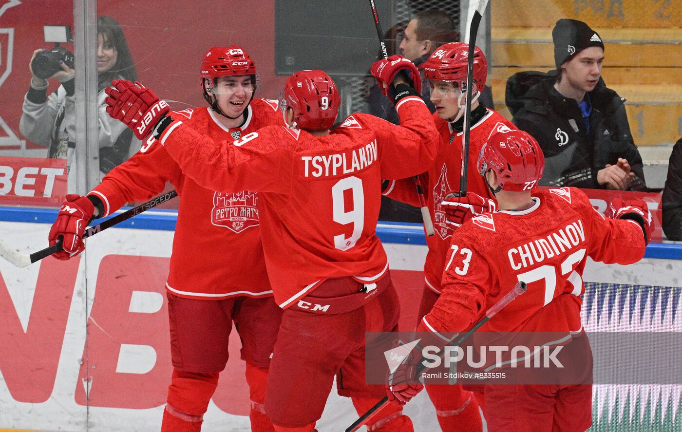 Russia Ice Hockey Kontinental League Spartak - Dynamo