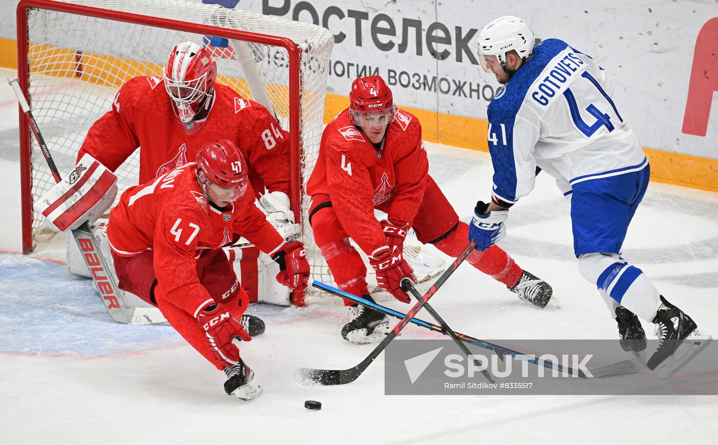 Russia Ice Hockey Kontinental League Spartak - Dynamo