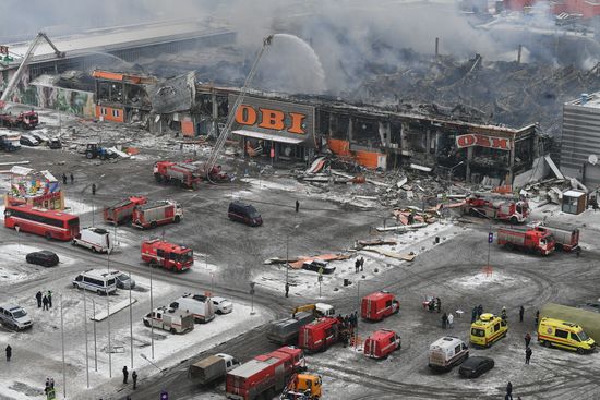 Russia Shopping Mall Fire