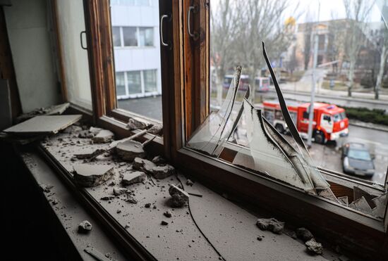 Russia Ukraine Military Operation Shelling