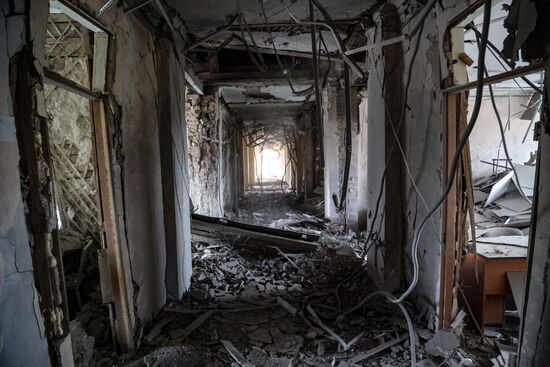 Russia Ukraine Military Operation Shelling