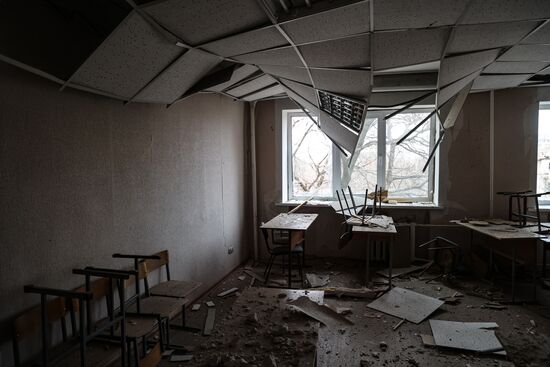 Russia Ukraine Military Operation Shelling