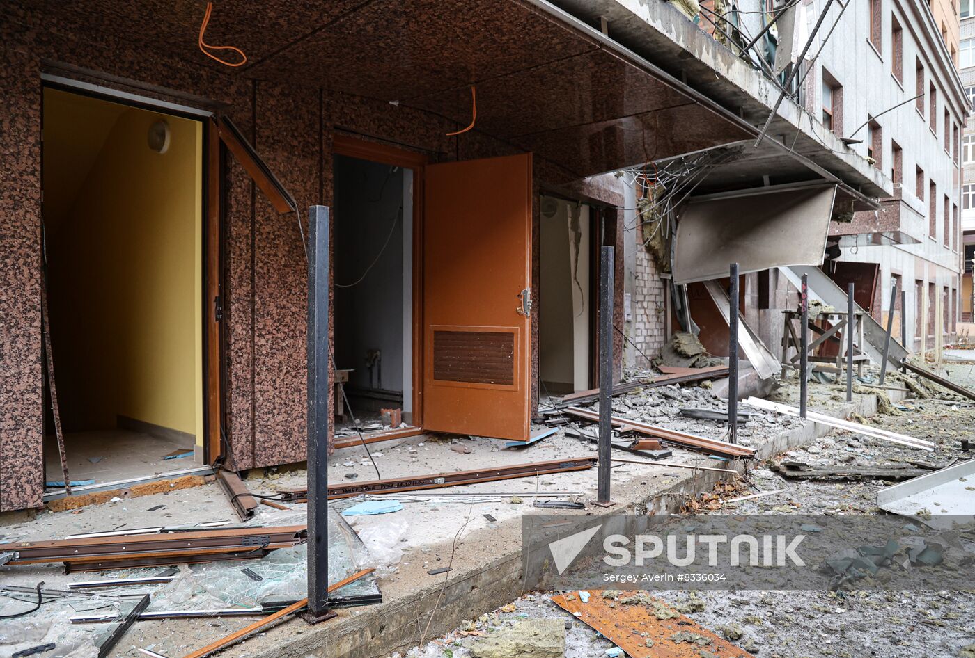 Russia Ukraine Military Operation Shelling