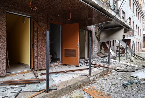 Russia Ukraine Military Operation Shelling