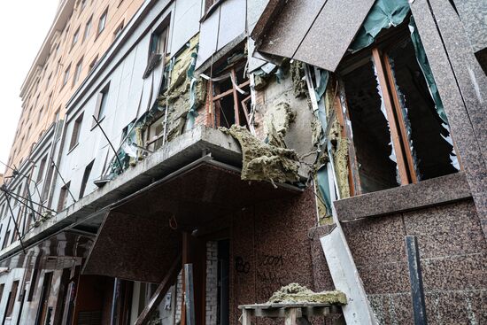 Russia Ukraine Military Operation Shelling