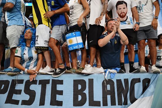 Qatar Soccer World Cup Netherlands - Argentina