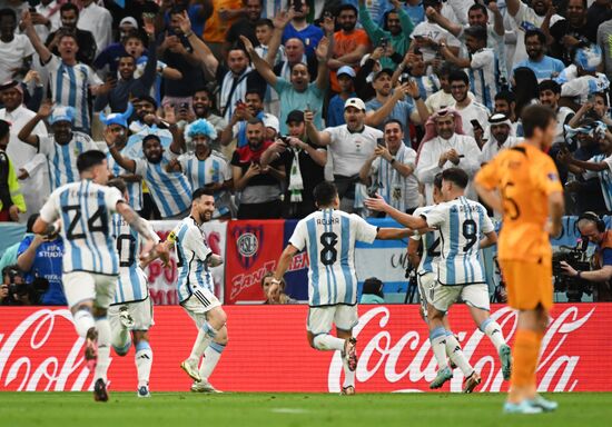 Qatar Soccer World Cup Netherlands - Argentina