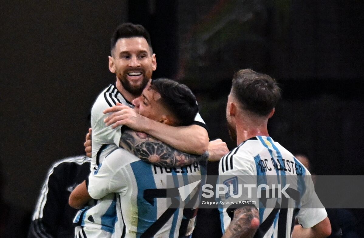 Qatar Soccer World Cup Netherlands - Argentina