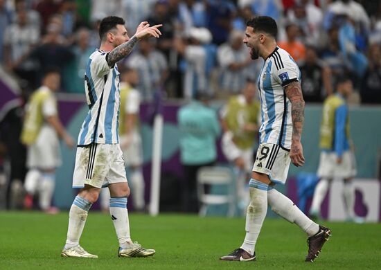 Qatar Soccer World Cup Netherlands - Argentina