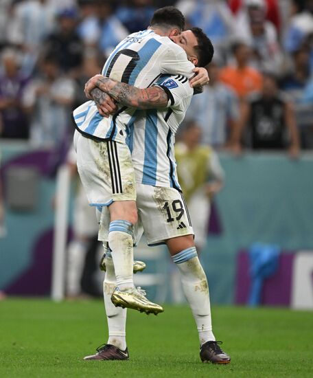 Qatar Soccer World Cup Netherlands - Argentina