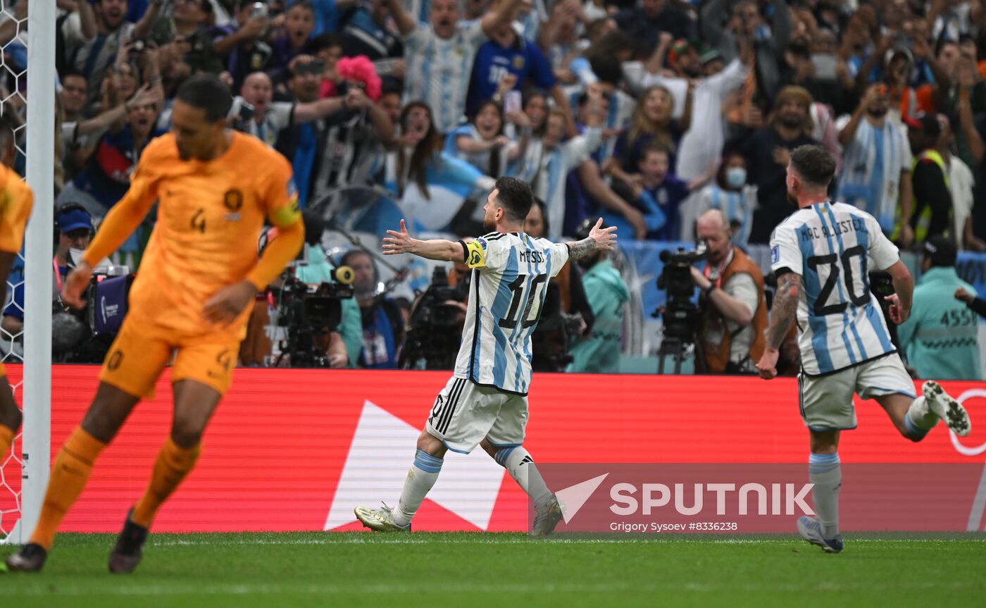 Qatar Soccer World Cup Netherlands - Argentina