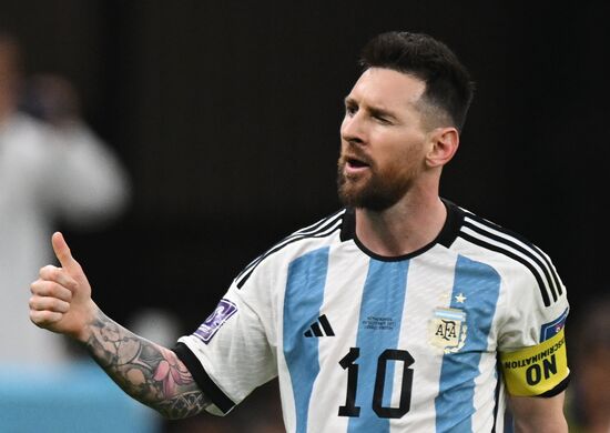 Qatar Soccer World Cup Netherlands - Argentina