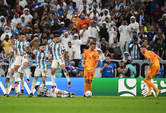 Qatar Soccer World Cup Netherlands - Argentina