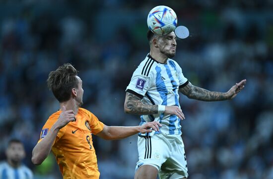 Qatar Soccer World Cup Netherlands - Argentina