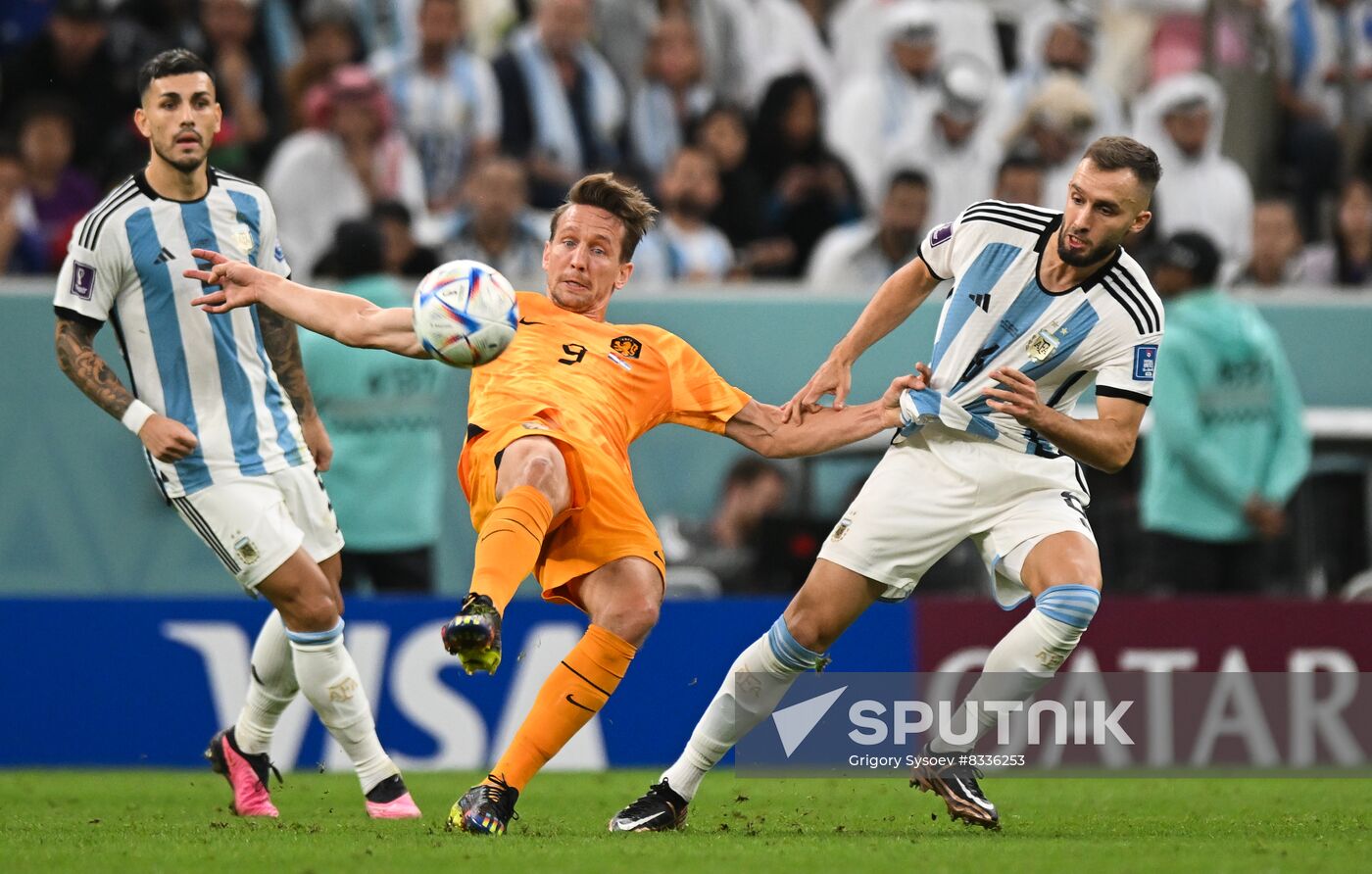 Qatar Soccer World Cup Netherlands - Argentina