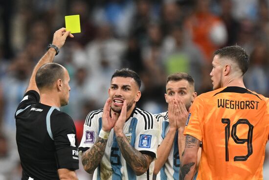 Qatar Soccer World Cup Netherlands - Argentina