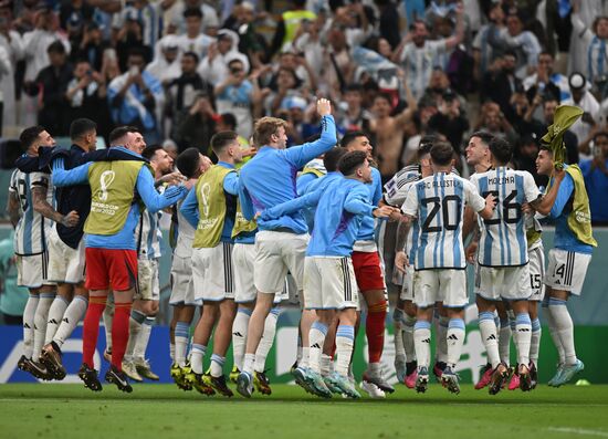Qatar Soccer World Cup Netherlands - Argentina