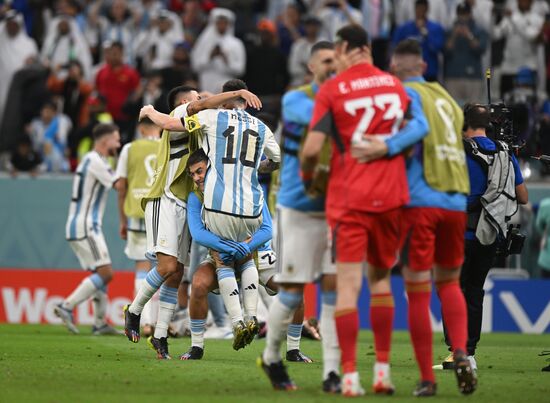 Qatar Soccer World Cup Netherlands - Argentina