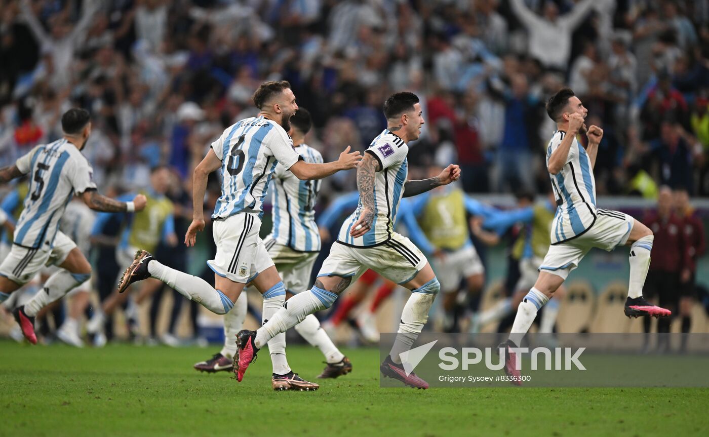 Qatar Soccer World Cup Netherlands - Argentina