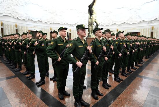 Russia Presidential Regiment Oath Taking