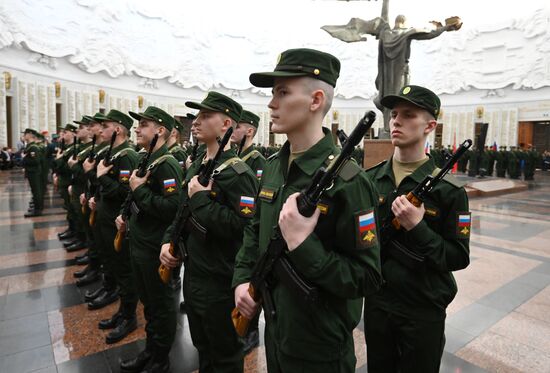 Russia Presidential Regiment Oath Taking