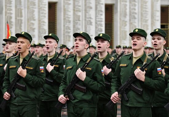 Russia Presidential Regiment Oath Taking