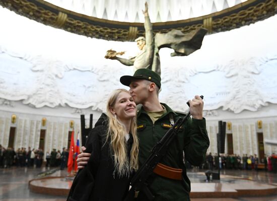 Russia Presidential Regiment Oath Taking