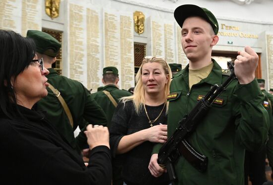 Russia Presidential Regiment Oath Taking