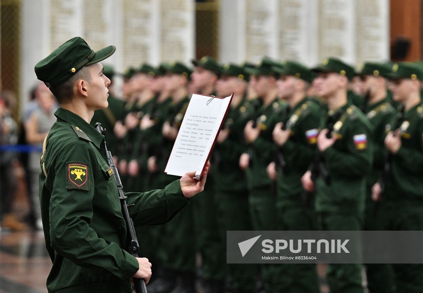 Russia Presidential Regiment Oath Taking