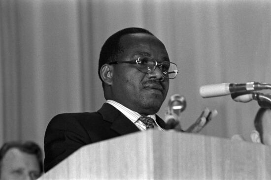 Tanzanian participant in 26th Congress of CPSU Communist Party