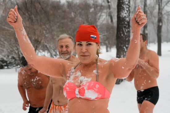 Russia Winter Swimming